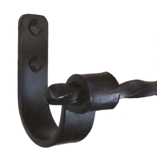 Jerome Twisted Wrought Iron Paper Towel Holder Under Cabinet Mount, Re -  High Country Iron LLC