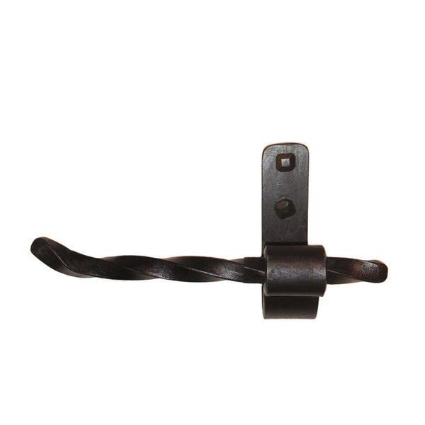 Jerome Twisted Wrought Iron Toilet Paper Holder Petite Left - High Country  Iron LLC