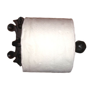 Eagle Mountain Wrought Iron Toilet Paper Holder, Reversible