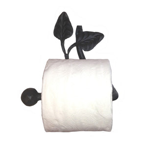 Calico Wrought Iron Leaf Toilet Paper Holder Petite Left