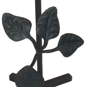 Calico Wrought Iron Leaf Paper Towel Holder Countertop
