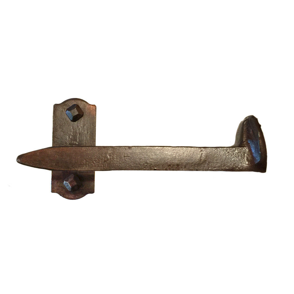 Cobre Railroad Spike Toilet Paper Holder Floor Standing and Spare - High  Country Iron LLC