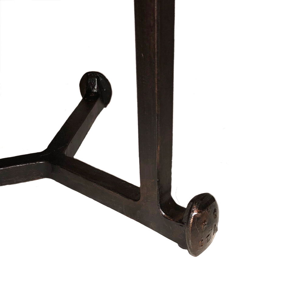 Cobre Railroad Spike Toilet Paper Holder Floor Standing - High Country Iron  LLC