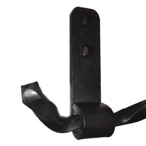 Jerome Twisted Wrought Iron Double Hook