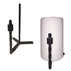 Jerome Twisted Iron Paper Towel Holder Countertop